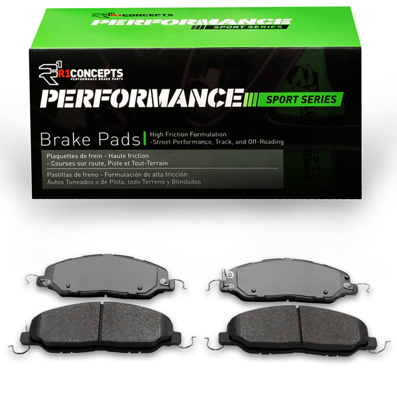 Ford Mustang Brake Pads - Front - R1 Concepts - Performance Sport - `05-`14